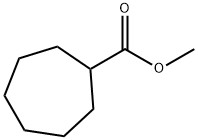 Cycloheptanecarboxylic acid methyl ester 구조식 이미지