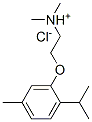 2-[2-(isopropyl)-5-methylphenoxy]ethyl(dimethyl)ammonium chloride Structure
