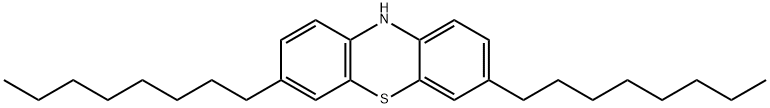 3,7-dioctyl-10H-phenothiazine 구조식 이미지