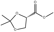 ALPHA,BETA-ISOPROPYLIDENE-L-GLYCERIC ACID METHYL ESTER Structure