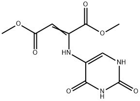 (2,4-디옥소-1,2,3,4-테트라히드로-피리미딘-5-일아미노)-푸마르산디메틸에스테르 구조식 이미지