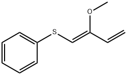 2-메톡시-1-페닐티오-1,3-부타디엔 구조식 이미지
