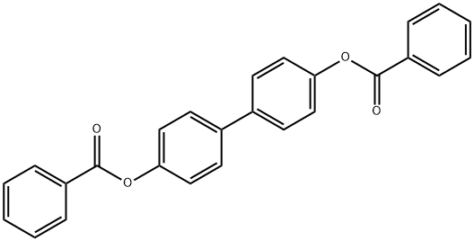 4,4'-DIBENZOYLOXYBIPHENYL Structure