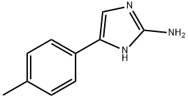 5-(4-메틸페닐)-1H-이미다졸-2-아민 구조식 이미지