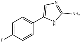 5-(4-FLUOROPHENYL)-1H-IMIDAZOL-2-AMINE 구조식 이미지