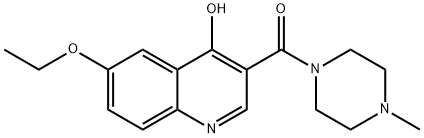 Piperazine, 1-[(6-ethoxy-4-hydroxy-3-quinolinyl)carbonyl]-4-methyl- (9CI) Structure