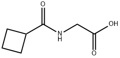 Glycine, N-(cyclobutylcarbonyl)- (9CI) 구조식 이미지