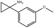1-(3-METHOXYPHENYL)CYCLOPROPANAMINE Structure