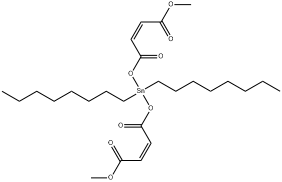 methyl (Z,Z)-8,8-dioctyl-3,6,10-trioxo-2,7,9-trioxa-8-stannatrideca-4,11-dien-13-oate 구조식 이미지