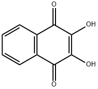 2,3-DIHYDROXY-1,4-NAPHTHOQUINONE Structure