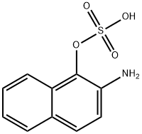 2-AMINO-1-NAPHTHYLHYDROGENSULPHATE Structure