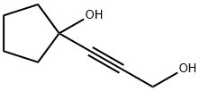 Cyclopentanol, 1-(3-hydroxy-1-propynyl)- (7CI,8CI,9CI) 구조식 이미지