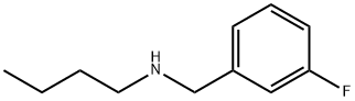 N-(3-FLUOROPHENYLMETHYL)BUTYLAMINE Structure
