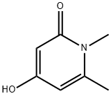 4-hydroxy-1,6-dimethyl-2(1H)-pyridinone 구조식 이미지