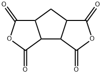 1,2,3,4-CYCLOPENTANETETRACARBOXYLIC DIANHYDRIDE 구조식 이미지