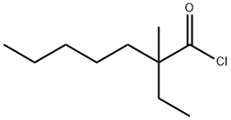 2-Ethyl-2-methylheptanoyl chloride Structure