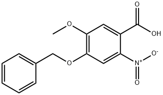 4-BENZYLOXY-5-METHOXY-2-NITRO-BENZOIC ACID Structure