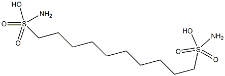 1,10-Decanediol, bisulfamate (ester) Structure