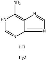 Adenine hydrochloride hemihydrate Structure