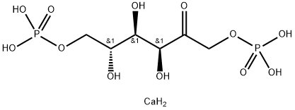 D-Fructose-1,6-diphosphate dicalcium salt  구조식 이미지