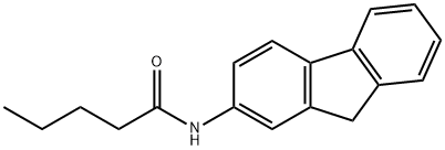 N-(9H-Fluoren-2-yl)valeramide Structure