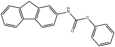 N-(9H-Fluoren-2-yl)carbamic acid phenyl ester 구조식 이미지