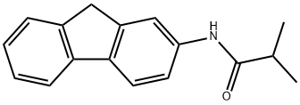 N-(9H-플루오렌-2-일)-2-메틸프로피온아미드 구조식 이미지