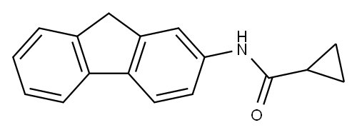 N-(9H-fluoren-2-yl)cyclopropanecarboxamide 구조식 이미지