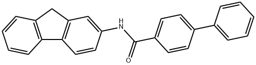 N-(9H-Fluoren-2-yl)-1,1'-biphenyl-4-carboxamide 구조식 이미지