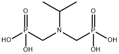 [(isopropylimino)dimethylene]bisphosphonic acid 구조식 이미지