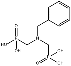 [(phenylmethyl)imino]bis(methylene)]bisphosphonic acid Structure