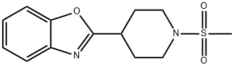 Benzoxazole, 2-[1-(methylsulfonyl)-4-piperidinyl]- (9CI) 구조식 이미지