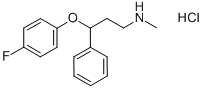 GAMA-(4-FLUOROPHENOXY)-N-METHYL-BENZENEPROPANAMINE HYDROCHLORIDE Structure
