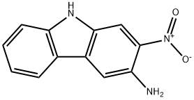 2-nitro-9H-carbazol-3-amine Structure