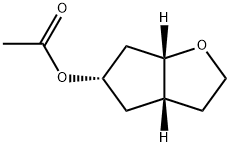2H-Cyclopenta[b]furan-5-ol,hexahydro-,acetate,(3aR,5S,6aS)-(9CI) Structure