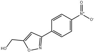 [3-(4-니트로페닐)-이속사졸-5-일]-메탄올 구조식 이미지