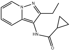 Cyclopropanecarboxamide, N-(2-ethylpyrazolo[1,5-a]pyridin-3-yl)- (9CI) 구조식 이미지