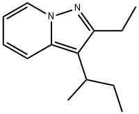 Pyrazolo[1,5-a]pyridine, 2-ethyl-3-(1-methylpropyl)- (9CI) 구조식 이미지