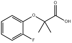 Propanoic acid, 2-(2-fluorophenoxy)-2-Methyl- 구조식 이미지