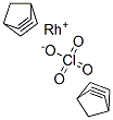 BIS(BICYCLO(2.2.1)HEPTA-2,5-DIENE)-RHODIUM(I) PERCHLORATE Structure
