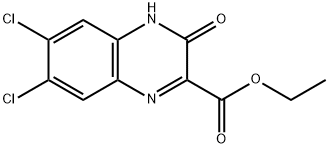 Ethyl 6,7-Dichloro-3,4-dihydro-3-oxo-2-quinoxalinecarboxylate Structure