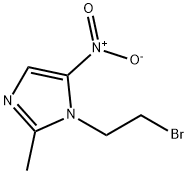 1-(2-BROMO-ETHYL)-2-METHYL-5-NITRO-1H-IMIDAZOLE 구조식 이미지