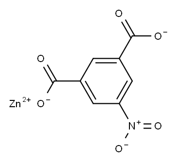 zinc 5-nitroisophthalate Structure