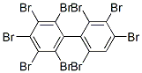 1,2,3,4,5-pentabromo-6-(2,3,4,6-tetrabromophenyl)benzene Structure