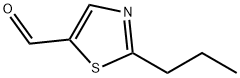 5-Thiazolecarboxaldehyde, 2-propyl- (9CI) Structure