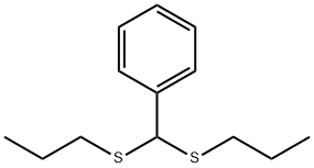 Bis(propylthio)methylbenzene 구조식 이미지