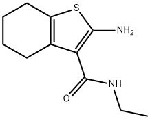 2-AMINO-N-ETHYL-4,5,6,7-TETRAHYDRO-1-BENZOTHIOPHENE-3-CARBOXAMIDE 구조식 이미지