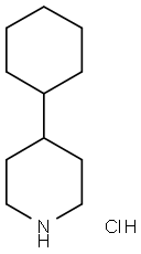 4-CYCLOHEXYLPIPERIDINE HYDROCHLORIDE Structure