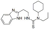 Thiourea, N-[2-(1H-benzimidazol-2-yl)ethyl]-N-cyclohexyl-N-propyl- (9CI) Structure