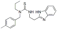 Thiourea, N-[2-(1H-benzimidazol-2-yl)ethyl]-N-[(4-methylphenyl)methyl]-N-propyl- (9CI) 구조식 이미지